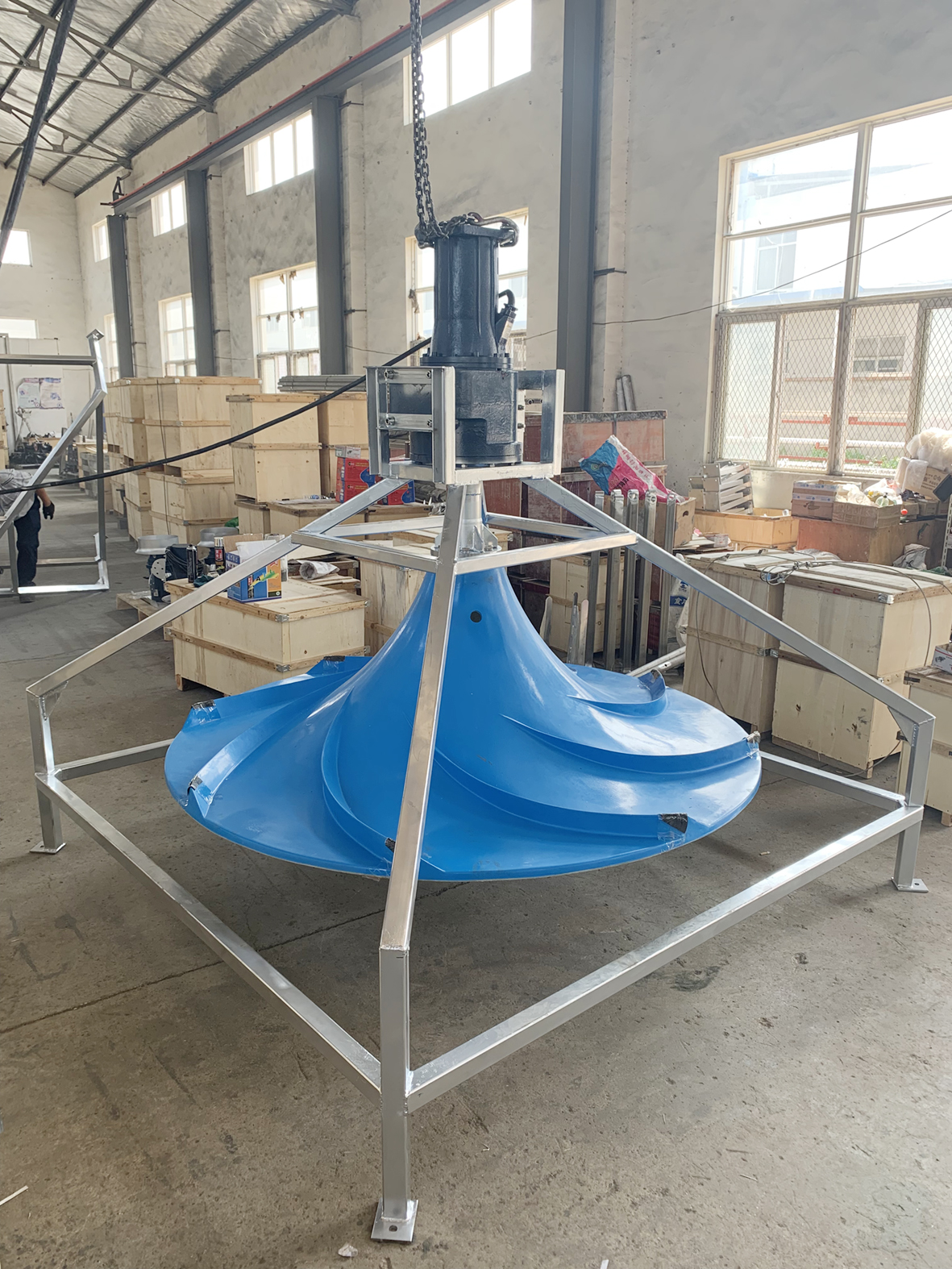 潛水雙曲面攪拌機(jī)與其它攪拌設(shè)備相比，優(yōu)勢(shì)在哪里？ | 南京藍(lán)寶石環(huán)保